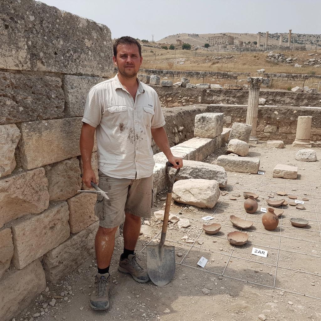 Régészeti térkép, amely a felfedezett lelőhelyek elhelyezkedését ábrázolja.